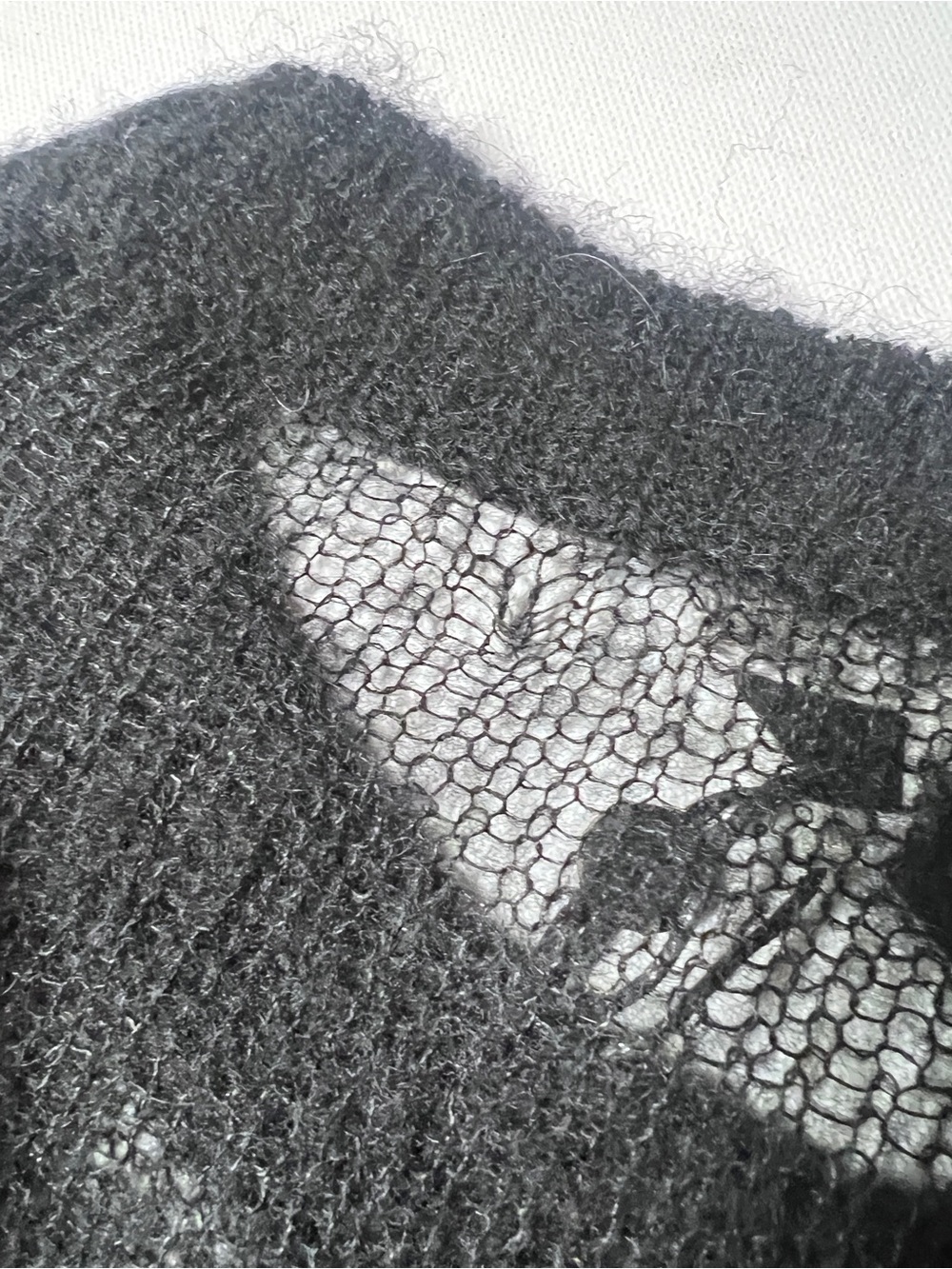 NWT Rag & Bone Black Alpaca Wool Blend Knit Edissa Crewneck Pullover Sweater S - Picture 5 of 6